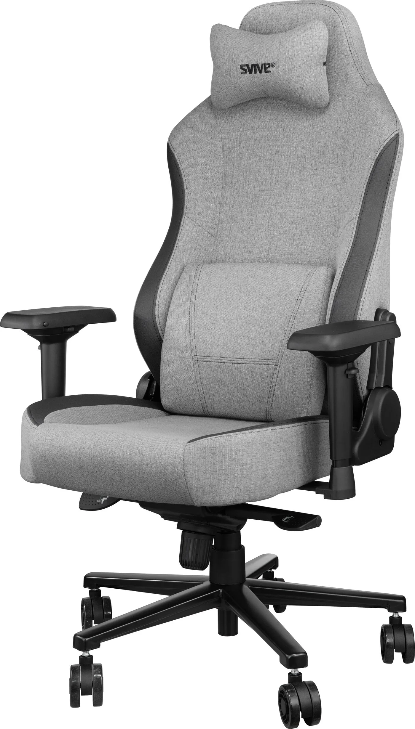 Svive Gemini, mörkgrått och svart tyg